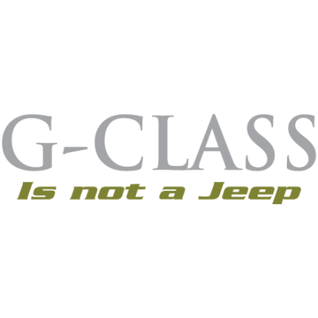 G-CLASS IS NOT A JEEP